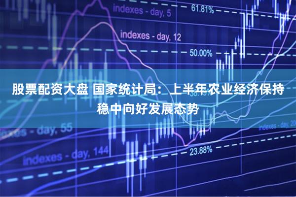 股票配资大盘 国家统计局：上半年农业经济保持稳中向好发展态势
